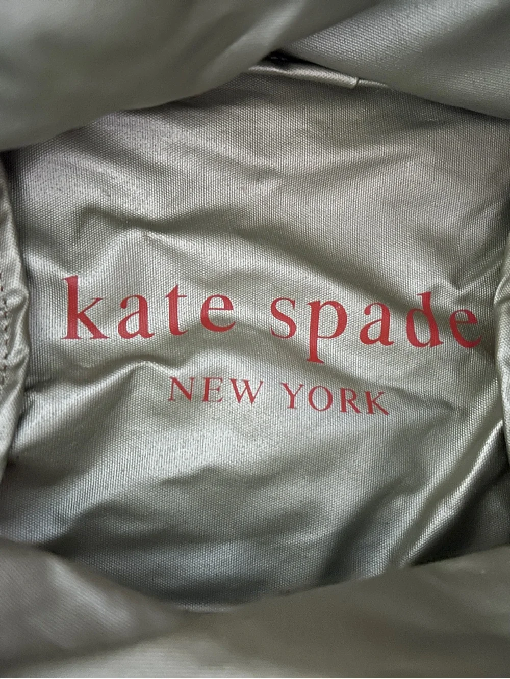 kate spade Orange handbag with Pink Trim